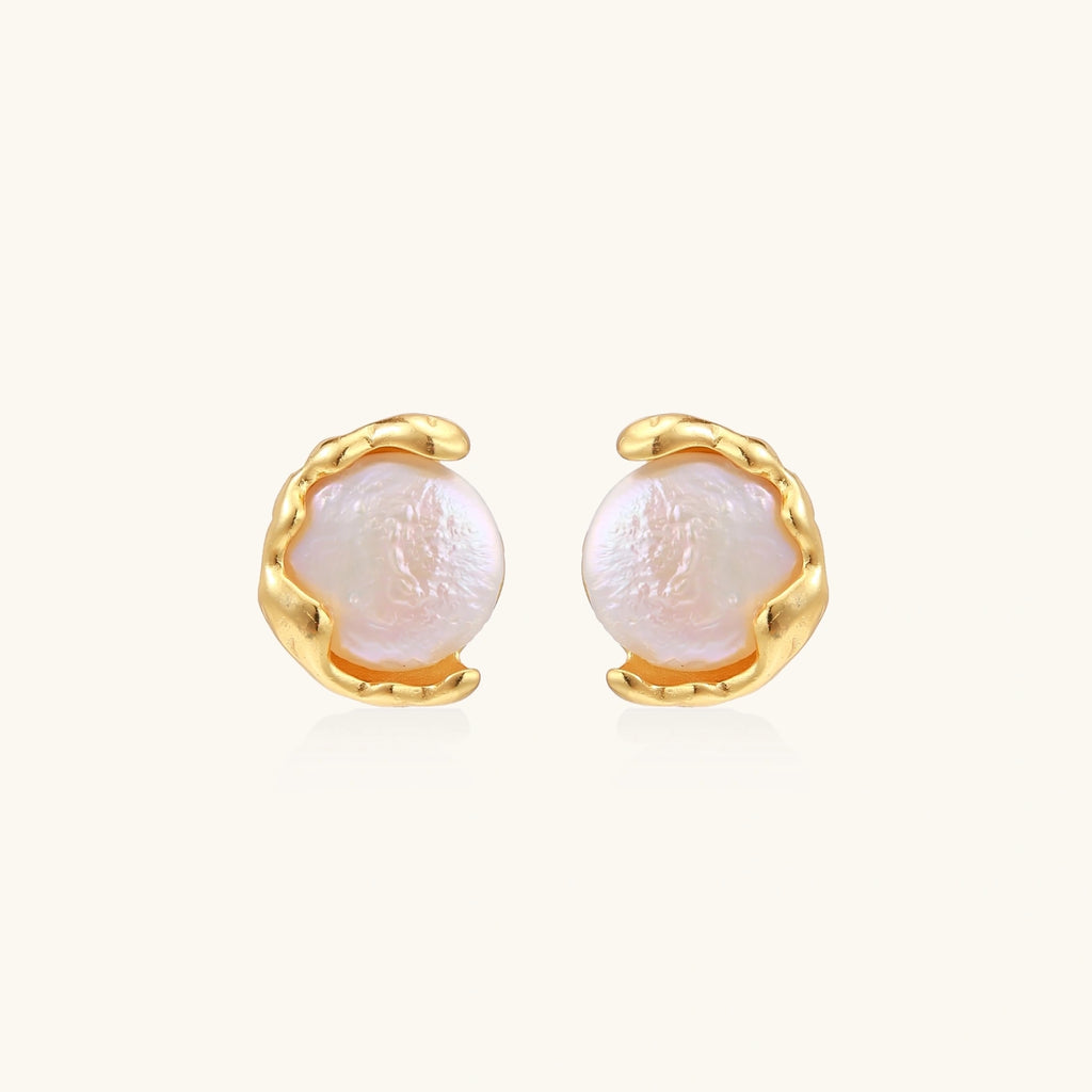 Pearl Embrace Stud Earrings