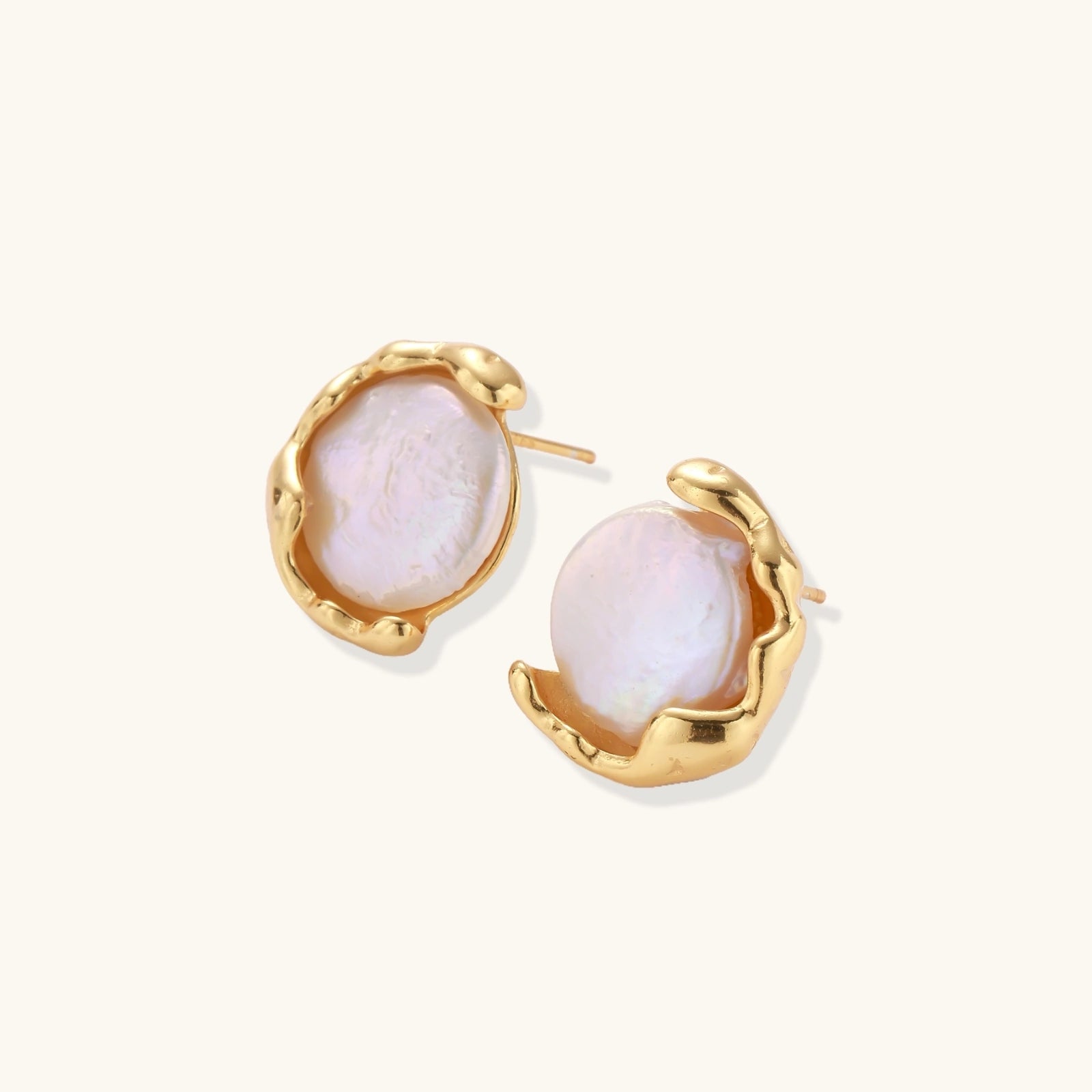 Pearl Embrace Stud Earrings
