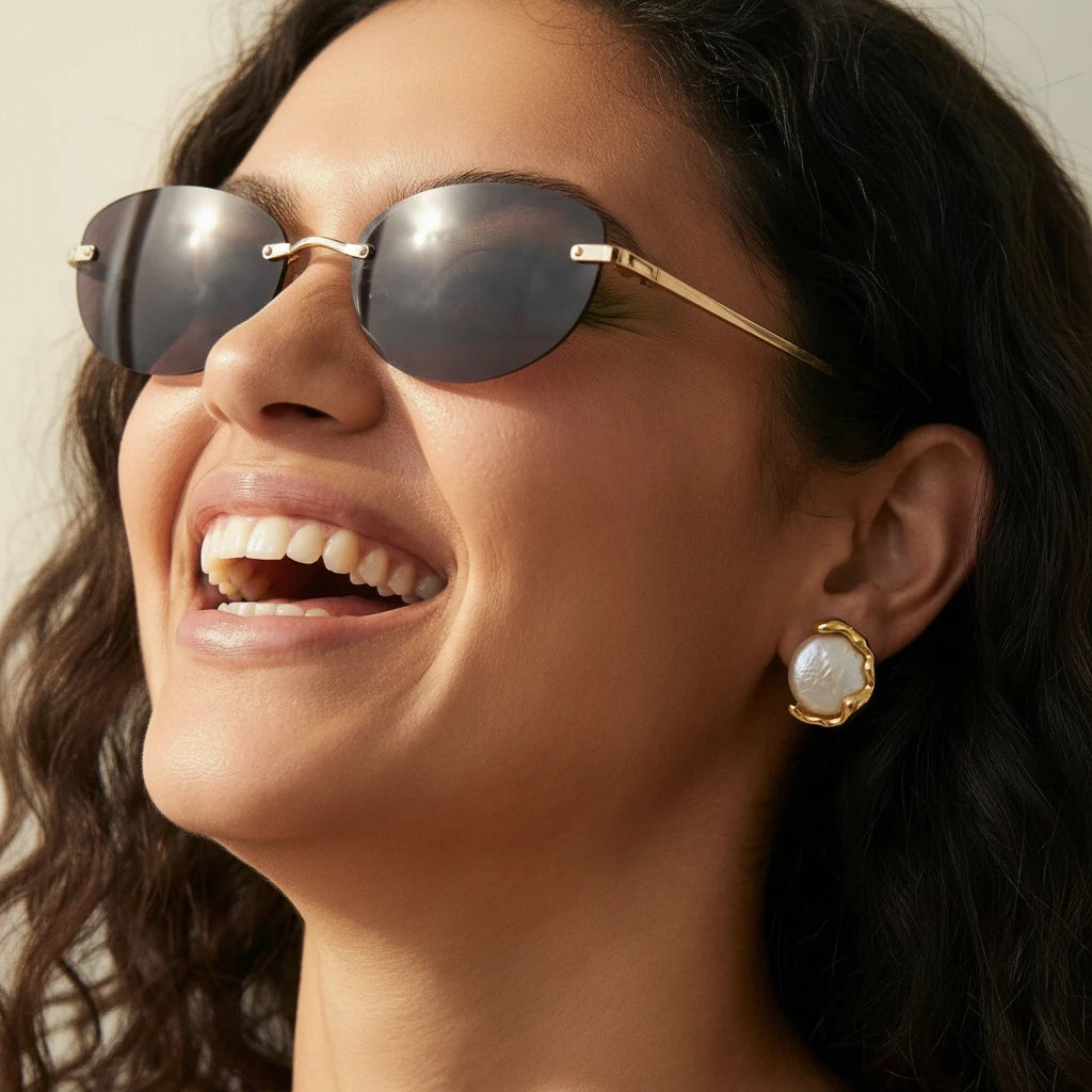 Pearl Embrace Stud Earrings