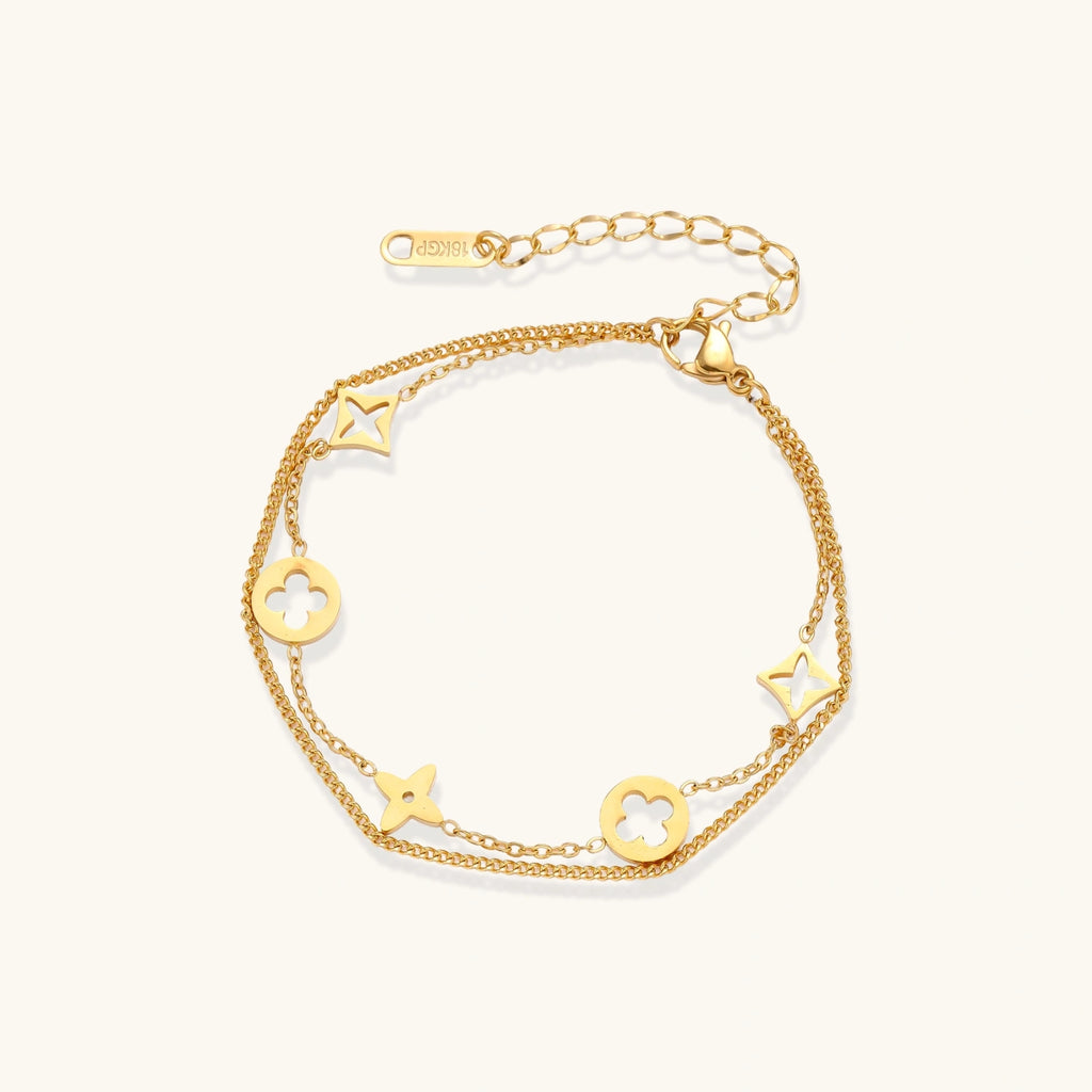 Stars & Clovers Charm Bracelet