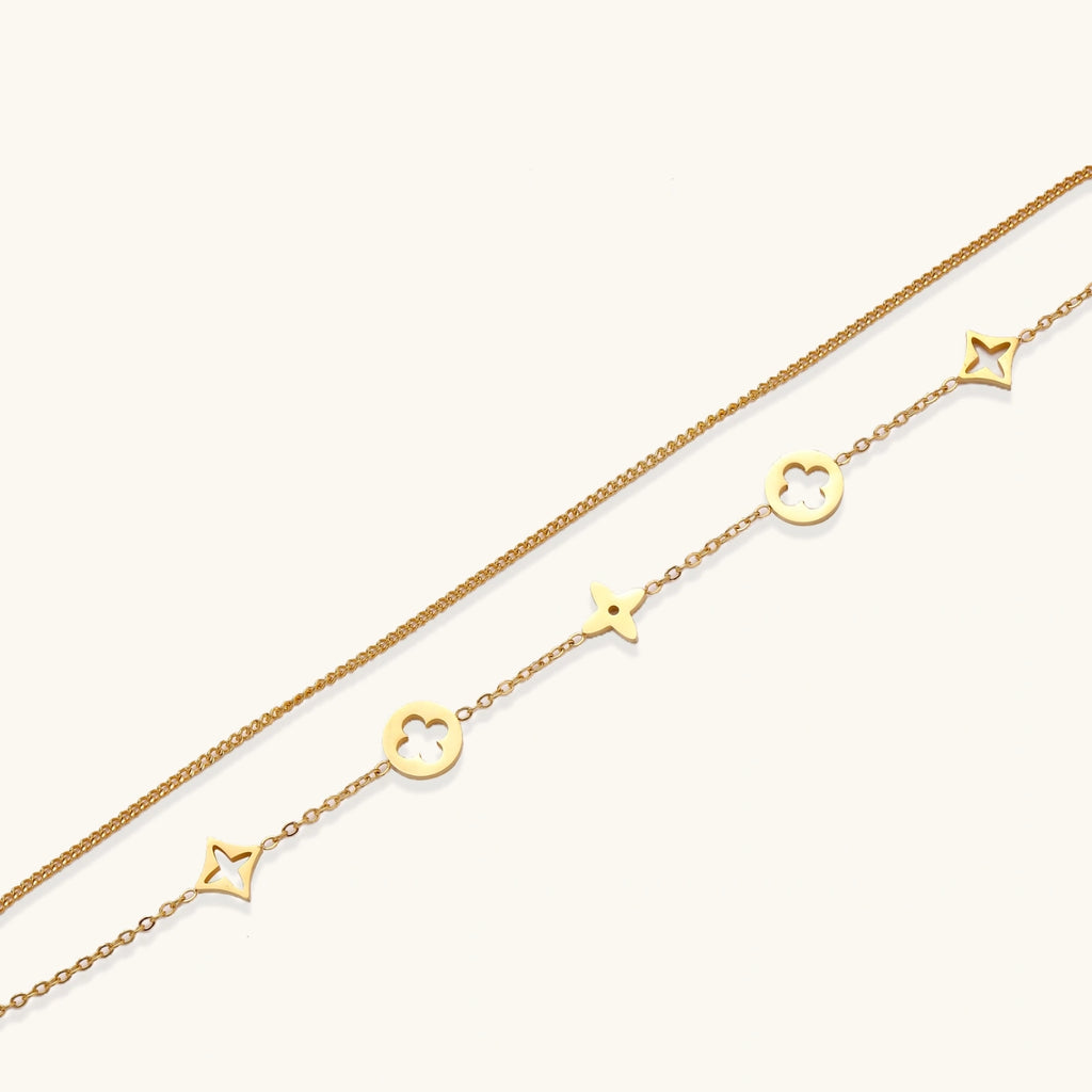 Stars & Clovers Charm Bracelet