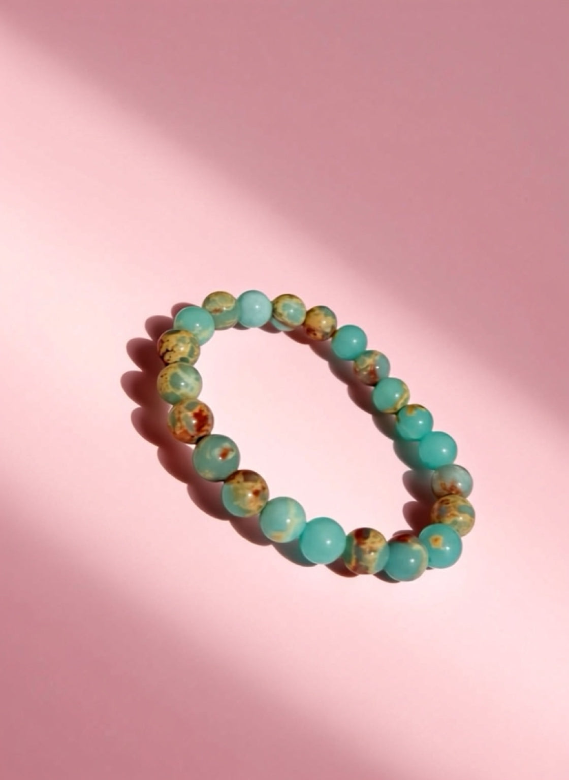Sky Blue Jasper Rock Bracelet