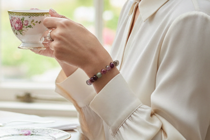 Watermelon Tourmaline Bracelet