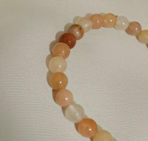 Natural Pink Aventurine Rock Bracelet