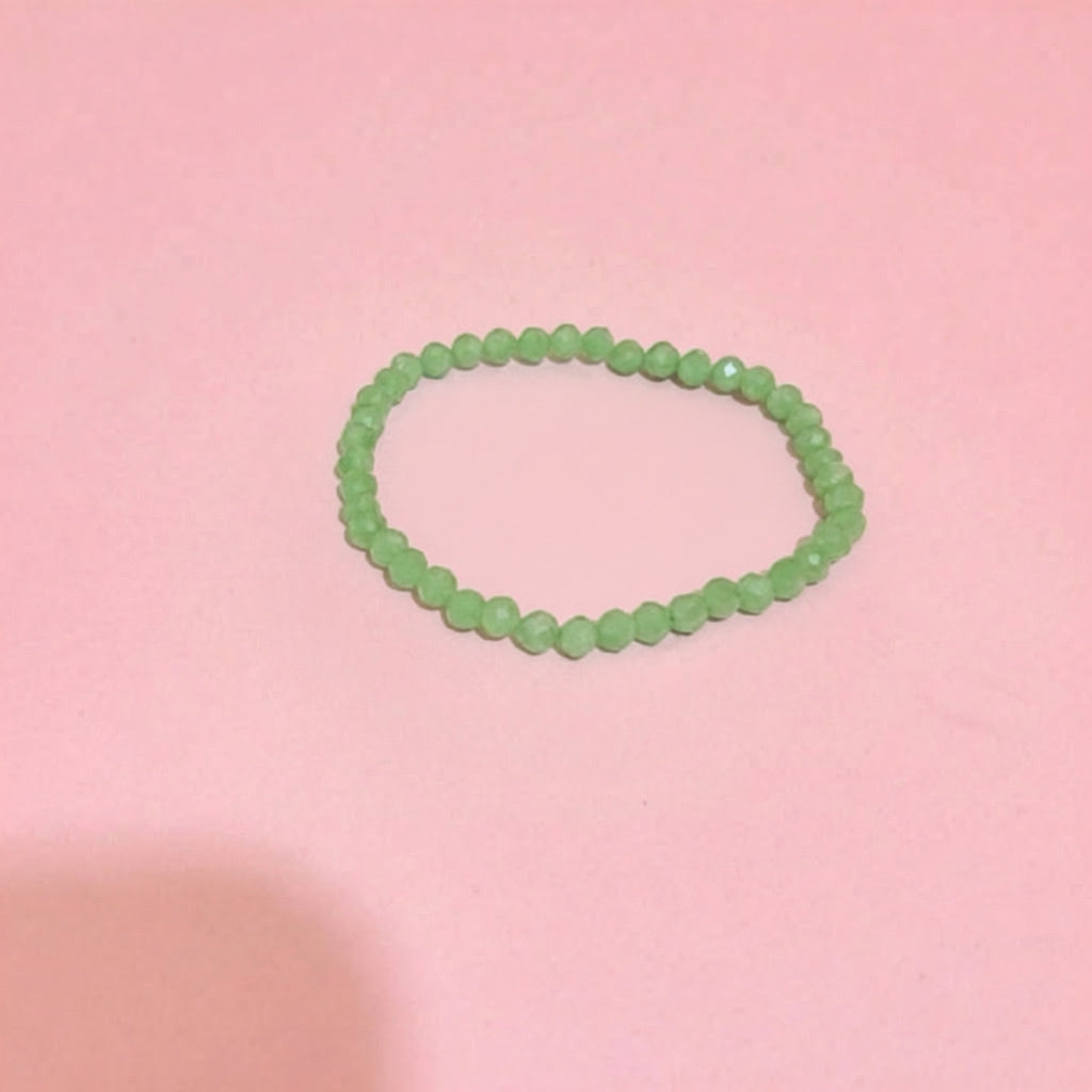 Green Jade Pebble Rock Bracelet