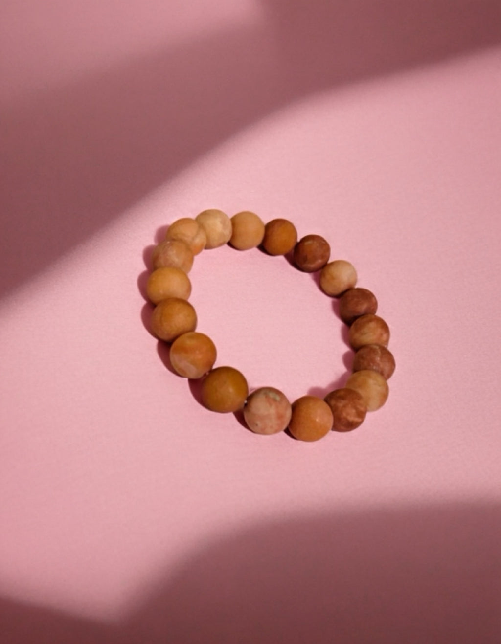 Big Rock Matte Pink Aventurine Bracelet