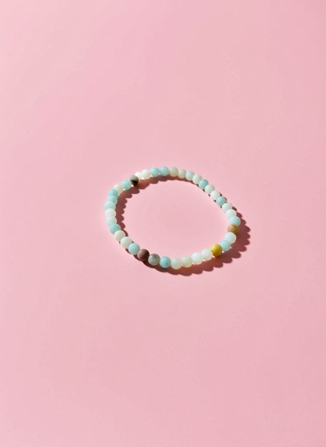 Matte Amazonite Pebble Bracelet