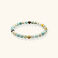 Matte Amazonite Pebble Bracelet