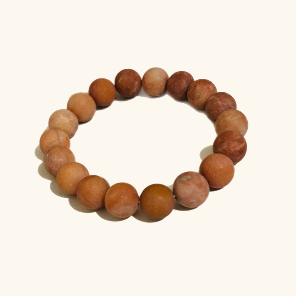Big Rock Matte Pink Aventurine Bracelet