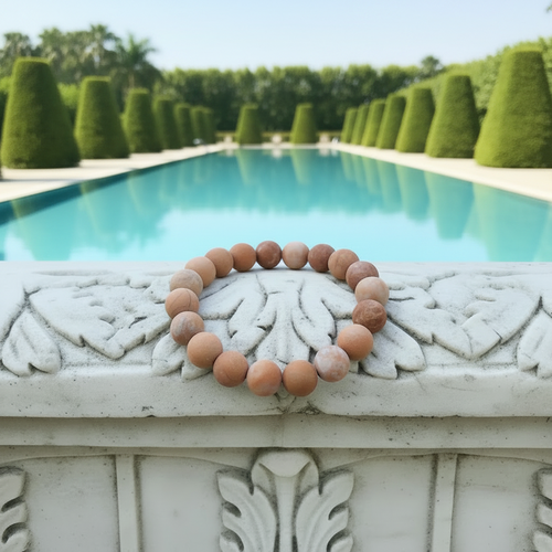 Big Rock Matte Pink Aventurine Bracelet