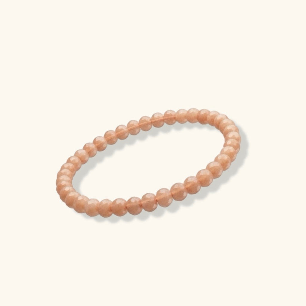 Sunstone Pebble Rock Bracelet