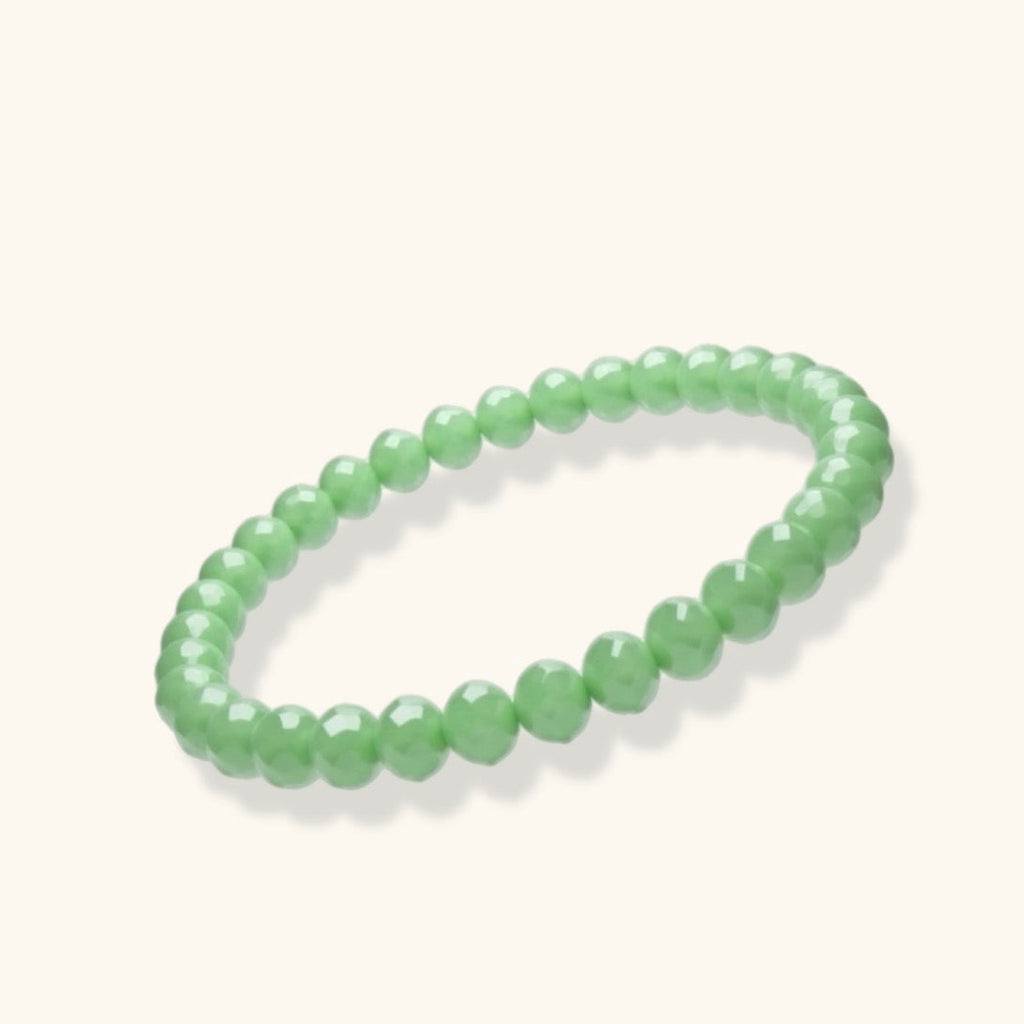 Green Jade Pebble Rock Bracelet