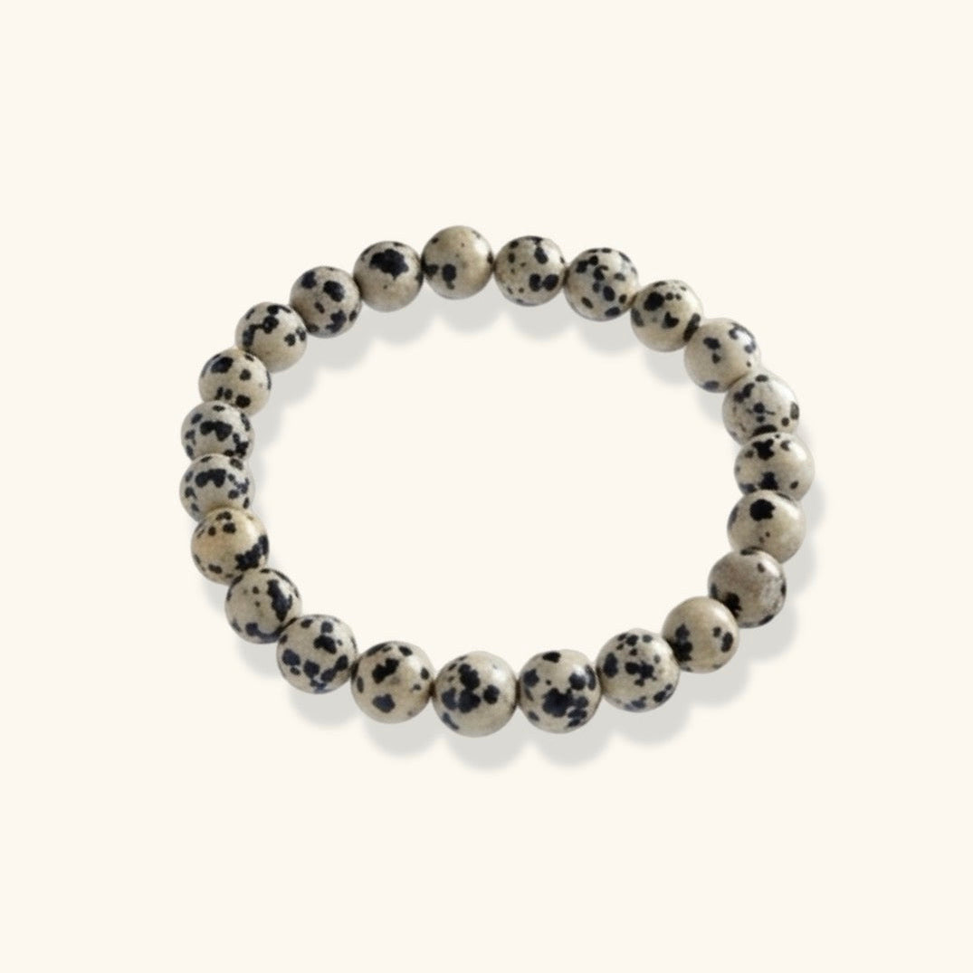 Dalmatian Stone Bracelet