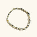Dalmatian Stone Pebble Rock Bracelet