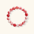 Big Rock Pink & White Jade Bracelet