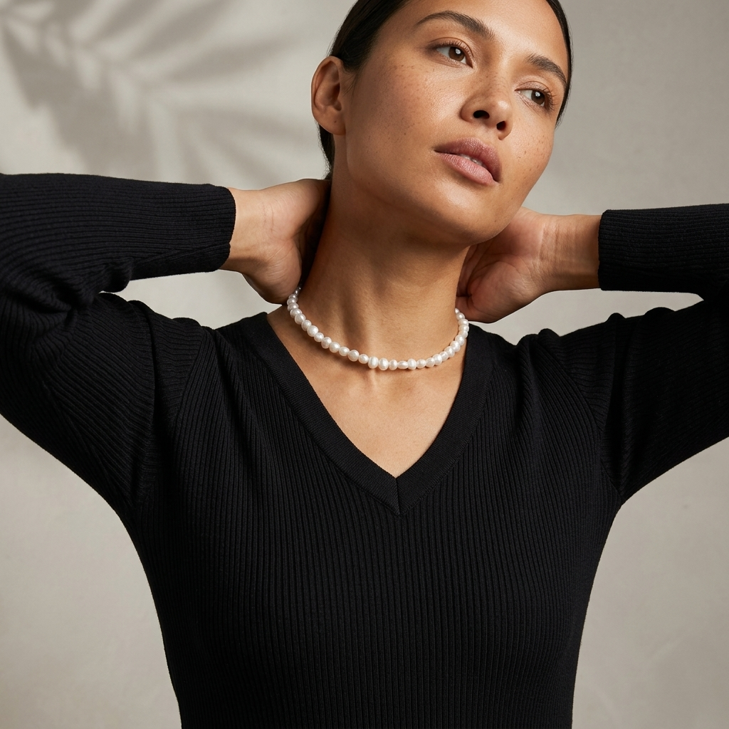 Baroque Freshwater Pearl Choker Necklace