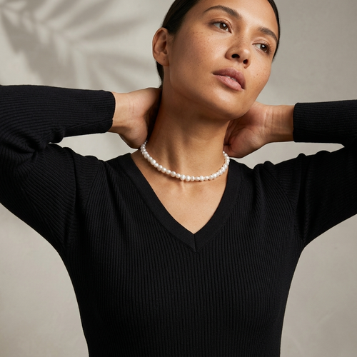 Baroque Freshwater Pearl Choker Necklace