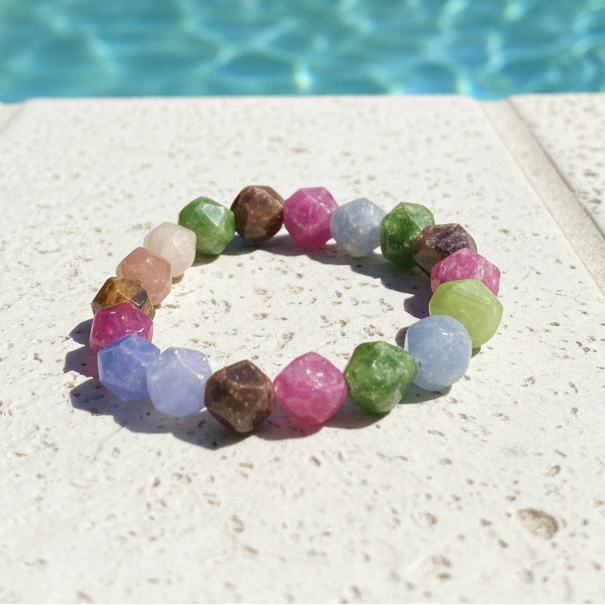 Rainbow Tourmaline Bracelet